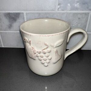 Set Of 4 Casafina Casa Stone Madeira Harvest  Vanilla Creme Coffee Mugs